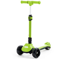 4107 Merge Rovo Kids 3-Wheel Electric Scooter, Ages 3-8 Adjustable Height Green Folding Lithium Battery.