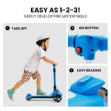 4108 Merge Rovo Kids 3-Wheel Electric Scooter, Ages 3-8 Adjustable Height, Blue Lithium Battery.