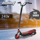 4110 Merge Bullet ZPS Kids Electric Scooter 140W Children's Toy Battery Red.
