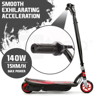 4110 Merge Bullet ZPS Kids Electric Scooter 140W Children's Toy Battery Red.