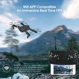 Merge 13100 4K GPS Drone with HD Camera Drones WIFI FPV Foldable RC Quadcopter Single Battery Foss