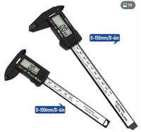 11101 Merge Digital Vernier Caliper 0-150mm 6-inch LCD Electronic Carbon Fiber Altimeter Measure Outback Celebration Items.