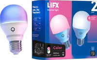 07103 Merge Lifx 1000LM E27 Color Bulb x 2 per packet Belief Items.