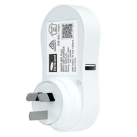 07106 Merge Brilliant smart wireless Wifi Power AU Plug Socket Outlet Switch USB Charger Belief Items.