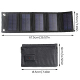 18101 Merge 70W solar Panel, Foldable, USB Port, charge Phone, Camping, Waterproof Photovoltaic