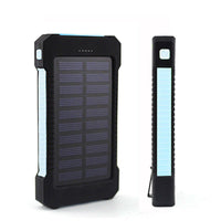 02106 Merge 500000mAh Portable Solar Panel Duel USB External Battery Power Bank Iphone Ipad Charger Duty Celebration built Sale Energy.