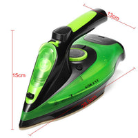 15102 Merge Green Exquisite 2400W Electric Steam Iron 5 Speed Adjust For Garment Steamer Generator Cloths Compact Steamer.