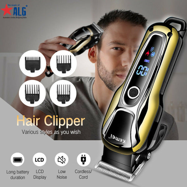 18188 Merge Health Professional Electric Mens Hair Clipper Shaver Trimer Cutter Cordless Razor Combo