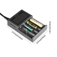 13121 Merge Built LCD Golisi Universal smart Rechargeable Battery Chargers - Li - ion 18650 AAA AA NI-MH Celebration.