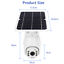 18211 Merge Solar Powered Panel Wifi Security Camera System Outdoor Flood Light Vision PTZ Diamonds Sale Celebration.