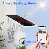 18211 Merge Solar Powered Panel Wifi Security Camera System Outdoor Flood Light Vision PTZ Diamonds Sale Celebration.