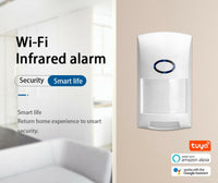 03105 Merge Tuya Wifi PIR Motion Sensor Wireless Infrared Alarm Dectector Tuya Smart Life App Intelligence Celebration.