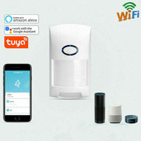 03105 Merge Tuya Wifi PIR Motion Sensor Wireless Infrared Alarm Dectector Tuya Smart Life App Intelligence Celebration.