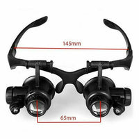 16101 Merge 8 Lens Magnifier Eye Glasses Loupe Like To See More Jeweller Watch Repairs Items.