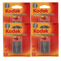 18242 Merge Kodak 4 Pack battery Xtra Hd 9V Zinc Long Lasting Batteries &Power Supplies Celebration Outback Items