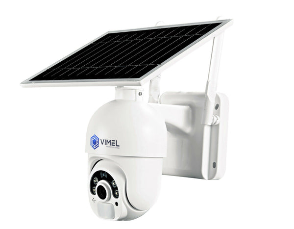 18208 Merge Vimel 4G Wireless Construction Site Solar Security Panel Camera PTZ PIR Sensor Inc Batteries Item Celebration Awesome.