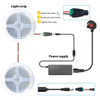 21101 Merge 5M Roll 5050 Led Strip Lights Warm Light 3000K 12V Wifi Dimmable Flexible Outback Priced To Suite.