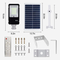 25100 Merge 150W Led Solar Street Light outdoor Floor Light With Remote Control Waterproof Sunshine Diamonds Impressive