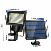 25107 Merge Led Solar Flood Light PIR Sensor 10m Range Batteries 2200mAh & Panel 120 Leds 2100 Lum sunshine Outback Glowing Celebrations Sale Diamonds