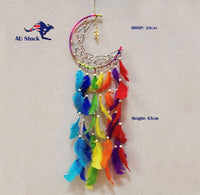 3100 Merge Large 7 Colours Moon & Stars 65cm Dream Catcher Colourfull