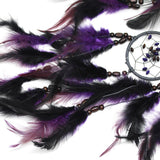 3102 Merge Purple Feather Dream Catcher Feathers Wall Hanging home Car Decor Ornament Colourfull