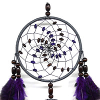 3102 Merge Purple Feather Dream Catcher Feathers Wall Hanging home Car Decor Ornament Colourfull