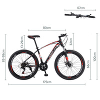 4101 Merge Scooter Norflex Mountain bike Shimano 21 Speed**Suspension Bicycle